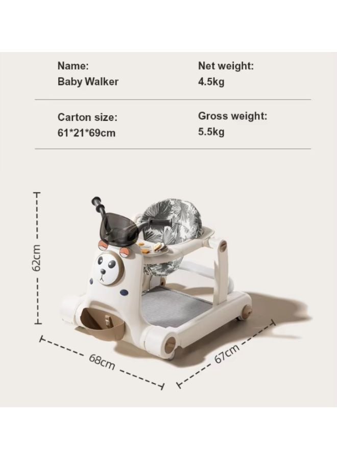 ماس مشاية أطفال متعددة الوظائف بتصميم دب – آمنة وقابلة للتعديل – متعددة الالوان - Image 5